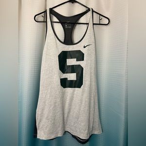 Nike Michigan state tank top. DRI-FIT. size Large